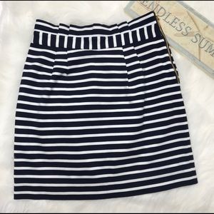 Kate Spade “skirt the rule” stripe skirt